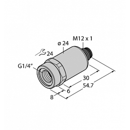 Датчик давления TURCK PT60R-2001-U1-H1143