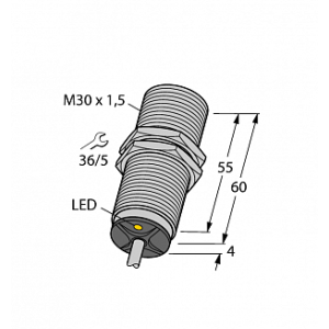 Индуктивный датчик TURCK BI15U-M30-AP6X