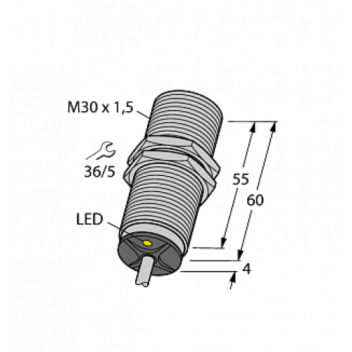 Индуктивный датчик TURCK BI15U-M30-AP6X