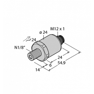 Датчик давления TURCK PT15PSIVG-1014-I2-H1141/X