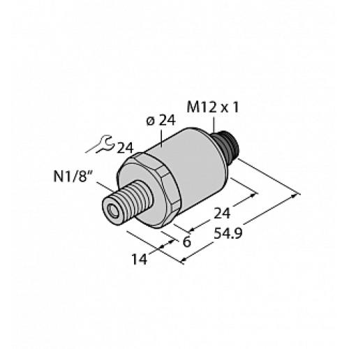 Датчик давления TURCK PT15PSIVG-1014-I2-H1141/X