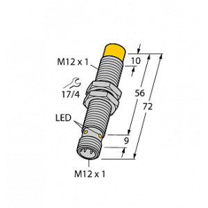 Индуктивный датчик TURCK NI8U-M12EE-AP6X-H1141