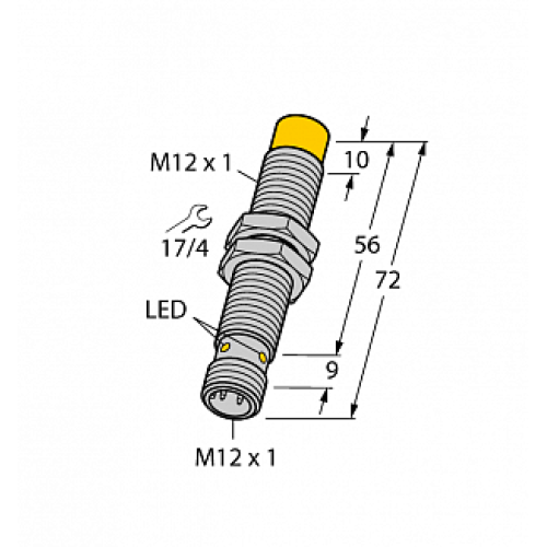 Индуктивный датчик TURCK NI8U-M12EE-AP6X-H1141