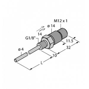 Датчик температуры TURCK TP-104A-G1/8-H1141-L035