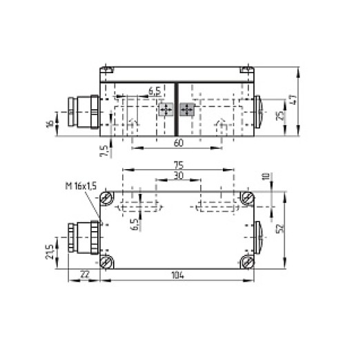 Магнитный герконовый датчик Schmersal EX-BN 20-20Z-3G/D