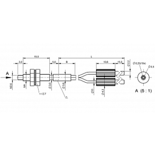 Оптоволоконный кабель Balluff BFO D13-XB-KB-EAK-10-02