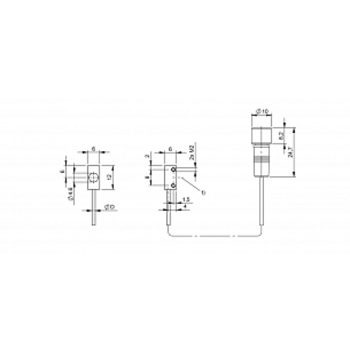 Оптоволоконный кабель Balluff BOH DR-Q06-001-01-S49F