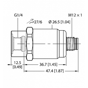 Датчик давления TURCK PT1V-1001-I2-H1143