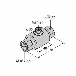 Датчик потока TURCK FCI-D03A4-NA-H1141/M16