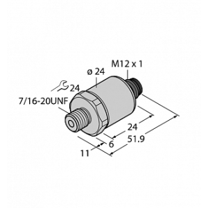 Датчик давления TURCK PT300PSIG-1005-I2-H1143/X