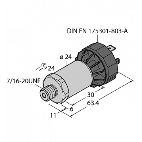 Датчик давления TURCK PT3000PSIG-2005-I2-DA91/X