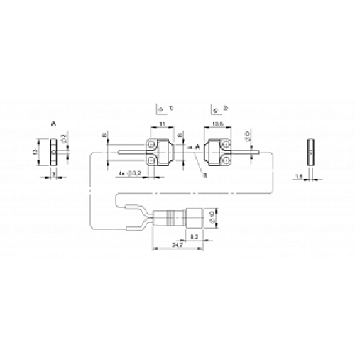 Оптоволоконный кабель Balluff BOH TK-R018-001-01-S49F