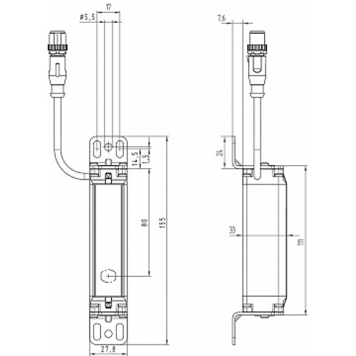 Cветовой барьер безопасности Schmersal SLB440-ER-2-LST-H-EH