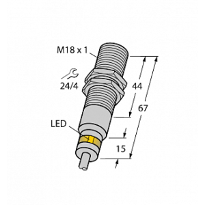 Индуктивный датчик TURCK BI5-EM18WD-AP6X/S929