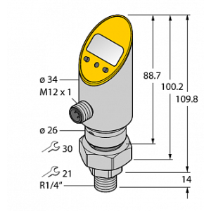 Датчик давления TURCK PS001A-510-2UPN8X-H1141