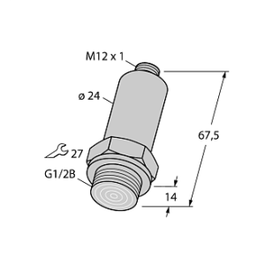 Датчик давления TURCK PT025R-29-LI3-H1140