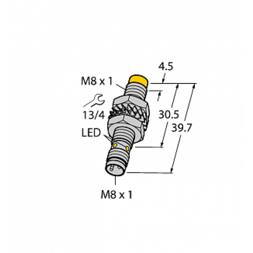 Индуктивный датчик TURCK NI5-M08-AP6X-V1131