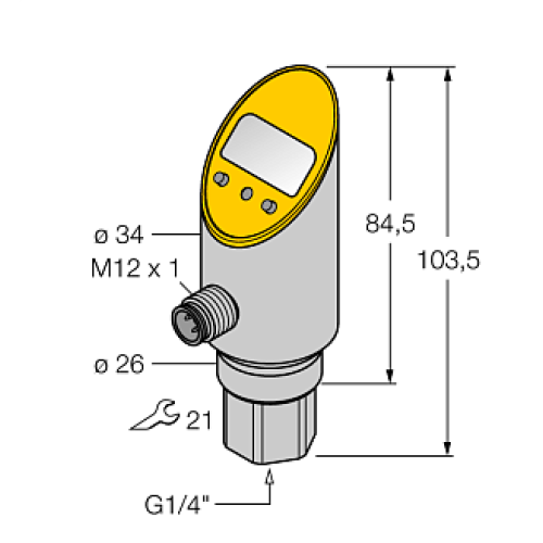 Датчик давления TURCK PS01VR-301-2UPN8X-H1141