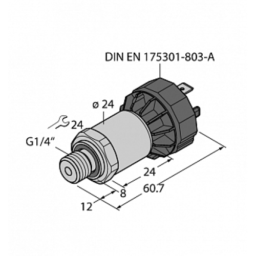 Датчик давления TURCK PT1R-1004-U1-DA91