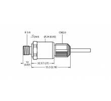 Датчик давления TURCK PT1R-1004-I2-CM2.0/O
