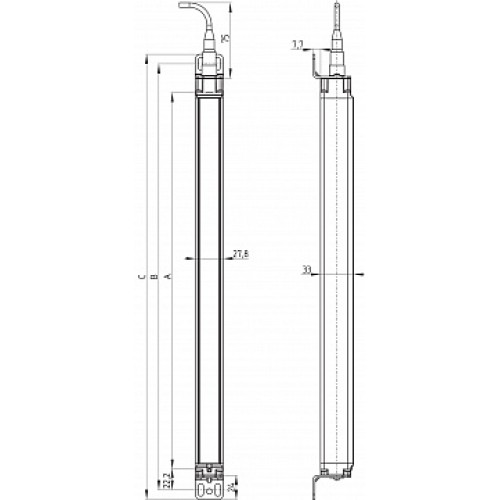 Cветовой барьер безопасности Schmersal SLC440COM-ER-0410-30