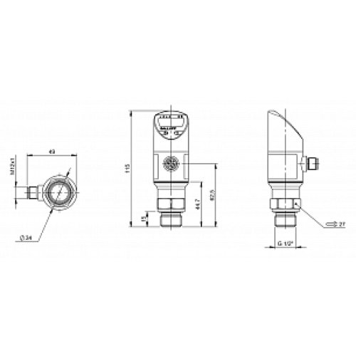 Датчик давления Balluff BSP B120-IV003-A02A0B-S4