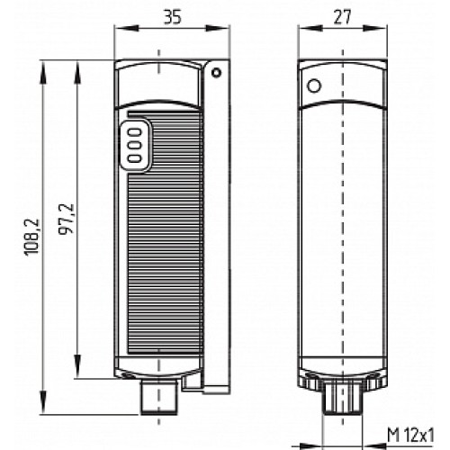 Индуктивный датчик безопасности Schmersal CSS12-34F1-V-D-M-ST