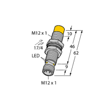 Индуктивный датчик TURCK NI10U-M12E-AP6X-H1141