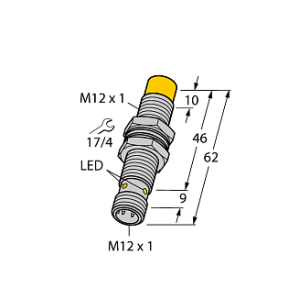 Индуктивный датчик TURCK NI10U-M12E-AP6X-H1141