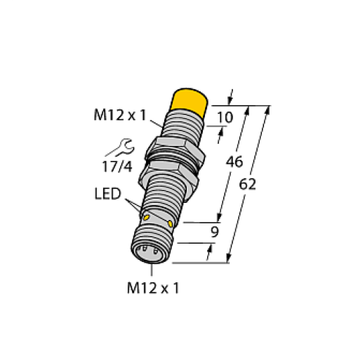 Индуктивный датчик TURCK NI10U-M12E-AP6X-H1141