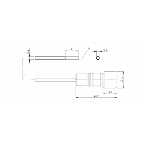 Оптоволоконный кабель Balluff BOH DI-G02-001-00,1-S49F