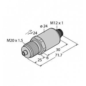 Датчик давления TURCK PT6R-1020-I2-H1143