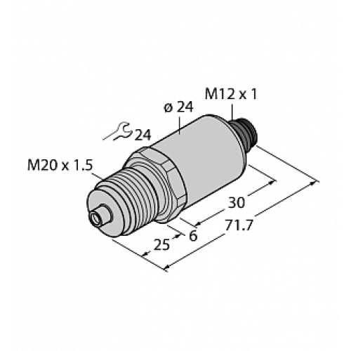 Датчик давления TURCK PT6R-1020-I2-H1143