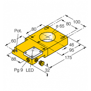 Кольцевой датчик TURCK NI65R-S32SR-VP44X