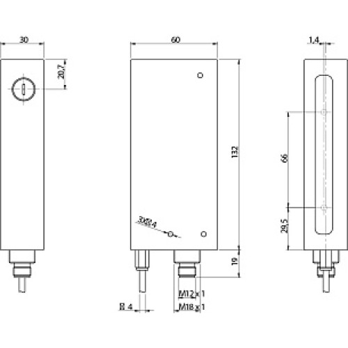 Световая завеса Micro Detectors BX80S/10-1H