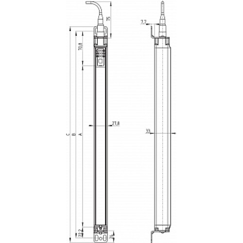 Cветовой барьер безопасности Schmersal SLC440-ER-0410-30-01