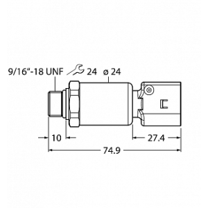 Датчик давления TURCK PT600R-2121-I2-KO28A2