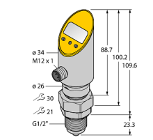 Датчик давления TURCK PS001R-508-LI2UPN8X-H1141