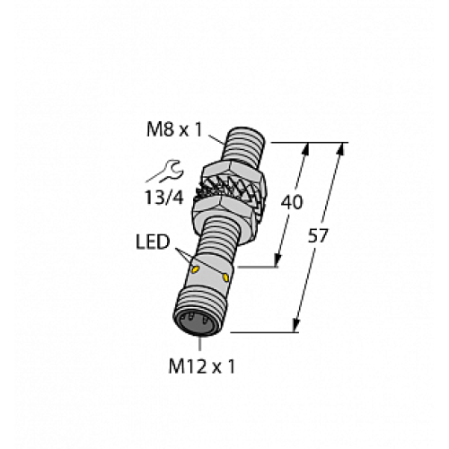 Индуктивный датчик TURCK BI2-EG08-AN6X-H1341