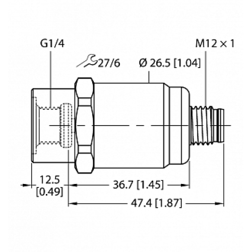 Датчик давления TURCK PT9V-1001-I2-H1141