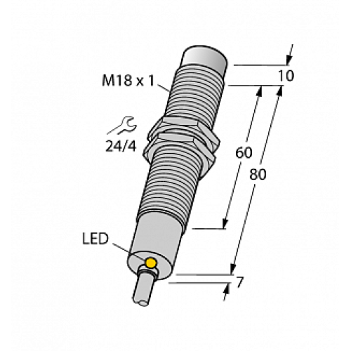 Индуктивный датчик TURCK NI8-M18-AP6X/S120