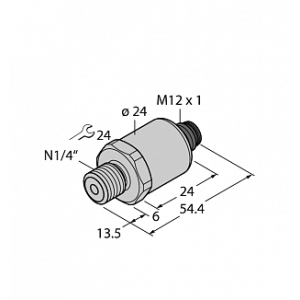 Датчик давления TURCK PT0.25R-1003-I2-H1143