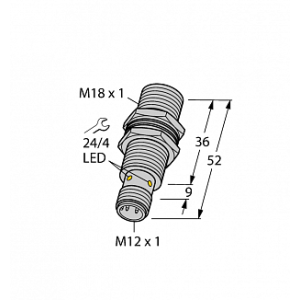 Индуктивный датчик TURCK BI8U-MT18-AP6X-H1141/S1589