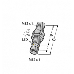 Индуктивный датчик TURCK BI4U-M12-AN6X-H1141