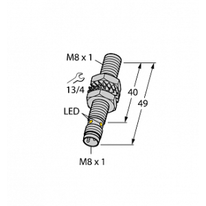 Индуктивный датчик TURCK BI2-EG08-AN6X-V1131