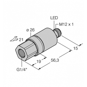 Датчик давления TURCK PC001V-201-2UPN8X-H1141