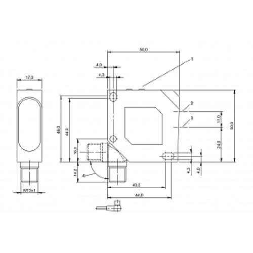 Датчик цвета Balluff BFS 26K-PS-L03-S115-C