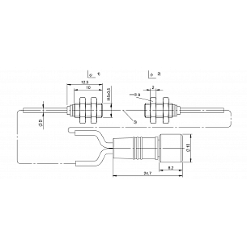 Оптоволоконный кабель Balluff BOH TR-M05-003-01-S49F