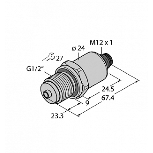 Датчик давления TURCK PT1R-1008-U1-H1143/X