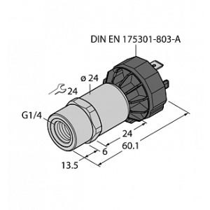 Датчик давления TURCK PT25R-1001-I2-DA91/X